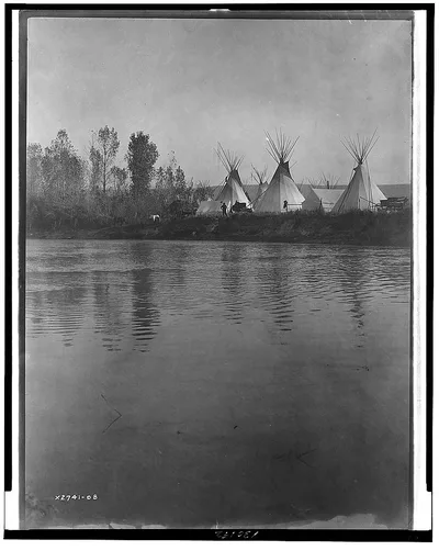 On the rivers edge, 1908
