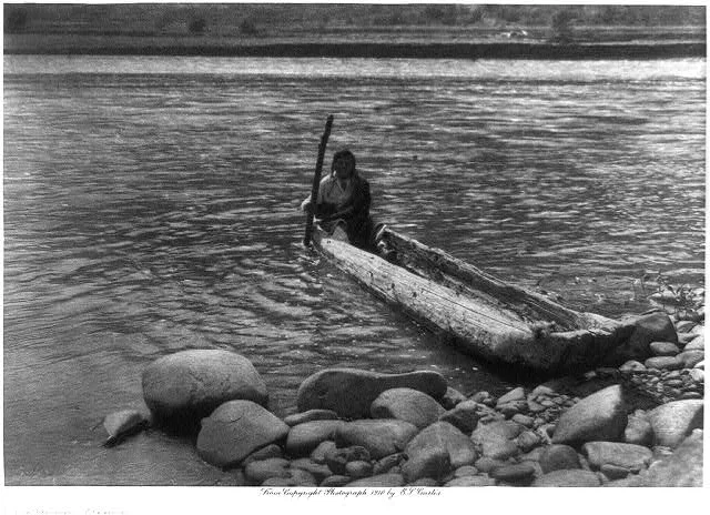 Nez Perce Canoe, 1910