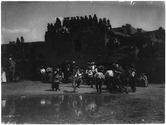 Buffalo Dance at Hano [A], Hano, Arizona, 1905