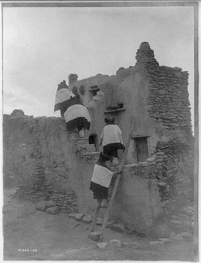 Walpi homes--Hopi, Walpi, Arizona, 1907
