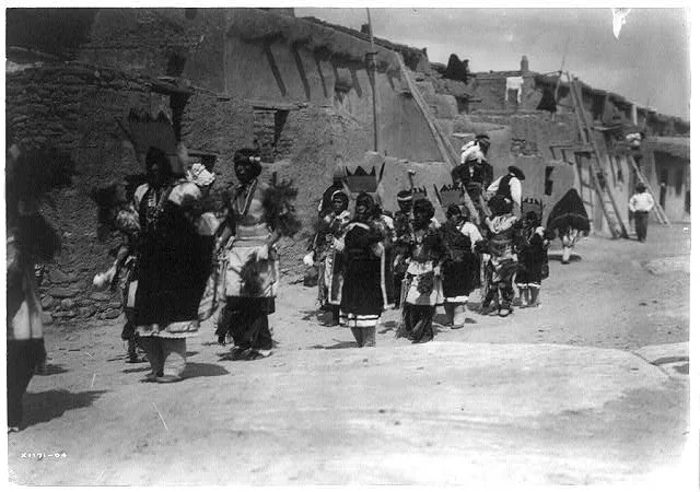 Fiesta of San Estevan (A)--Acoma, Acoma, New Mexico, 1905