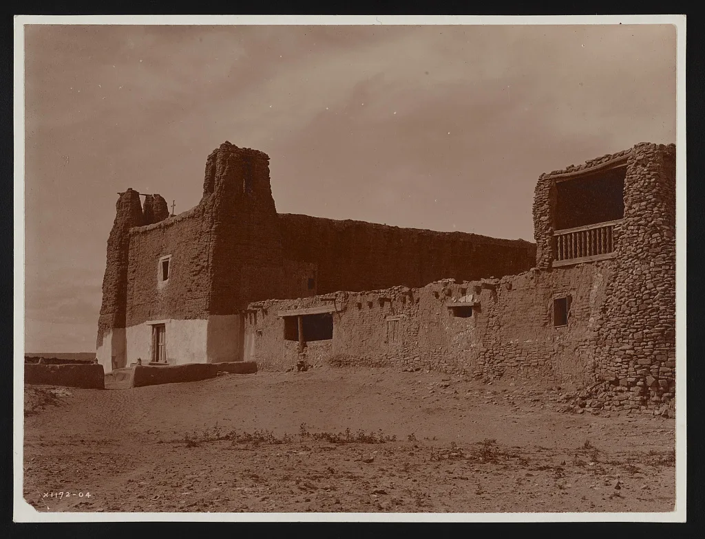 Mission and church at Acoma, New Mexico, 1905