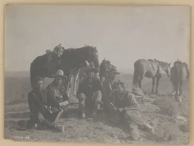 On the Custer outlook, Montana, 1908