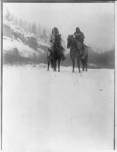 For a winter campaign--Apsaroke, Montana, Pryor Mountains, Wyoming, 1908
