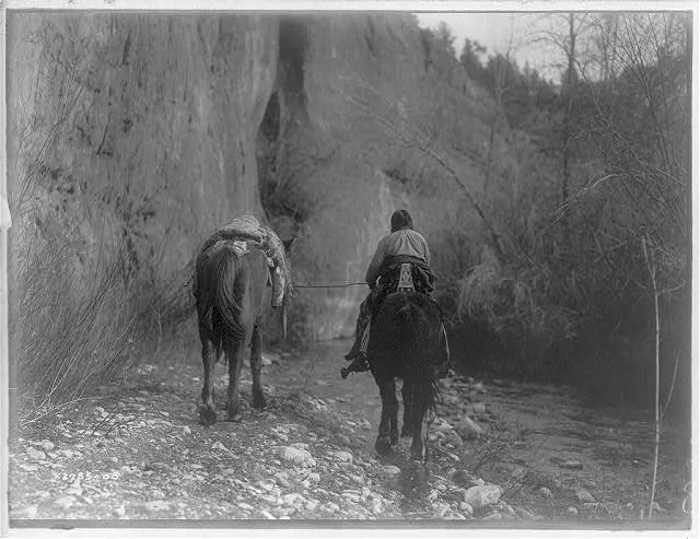 Moving--Apsaroke, Montana, 1908