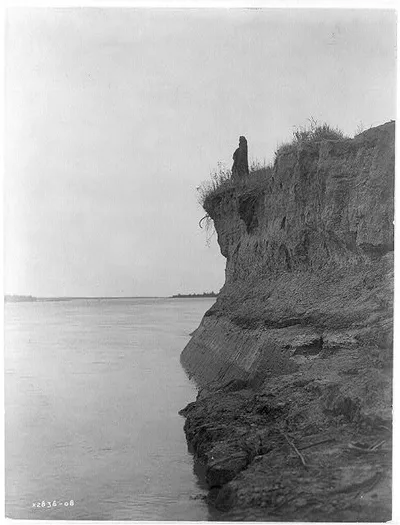 On the banks of the Missouri, Missouri River, North Dakota, 1908