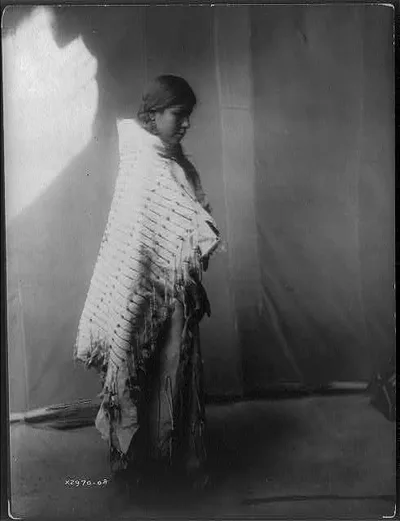 Atsina maiden, Montana, 1908