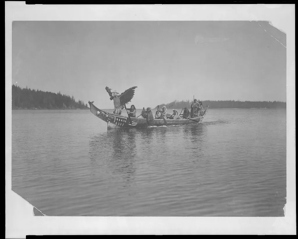 Coming for the bride--Qagyuhl, British Columbia, 1914