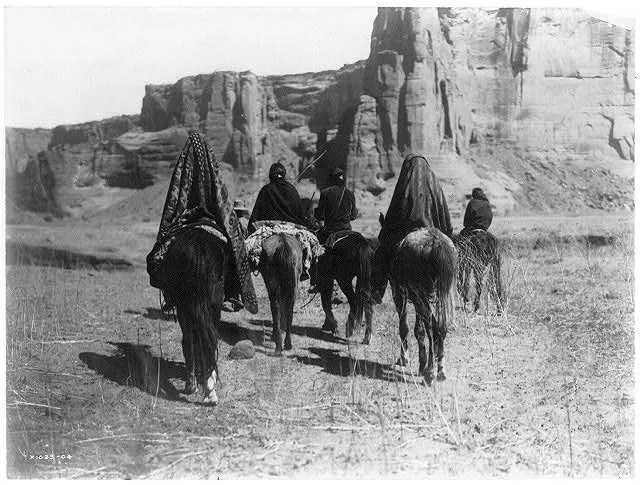 March through Tesacod Canyon, 1905