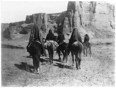 March through Tesacod Canyon, 1905