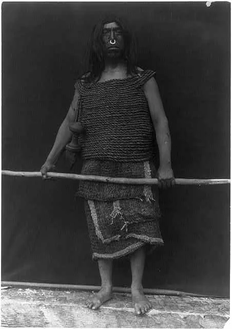 Nakoaktok warrior, British Columbia, 1914