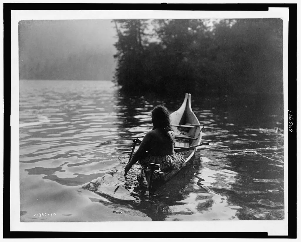 Into the shadow--Clayoquot, Canada, Transportation, Clayoquot Sound, British Columbia, 1910