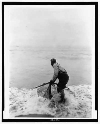 The smelt fisher--Trinidad Yurok, Trinidad, California, 1923