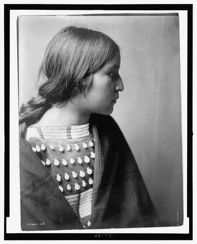 Arikara girl, 1908