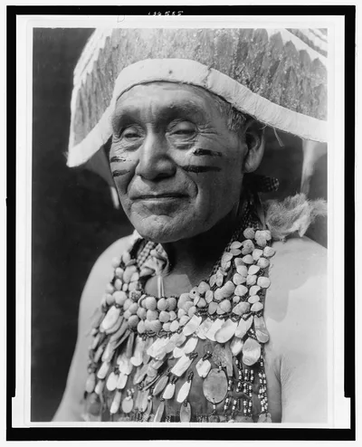 Hupa - jumping dance costume, 1923