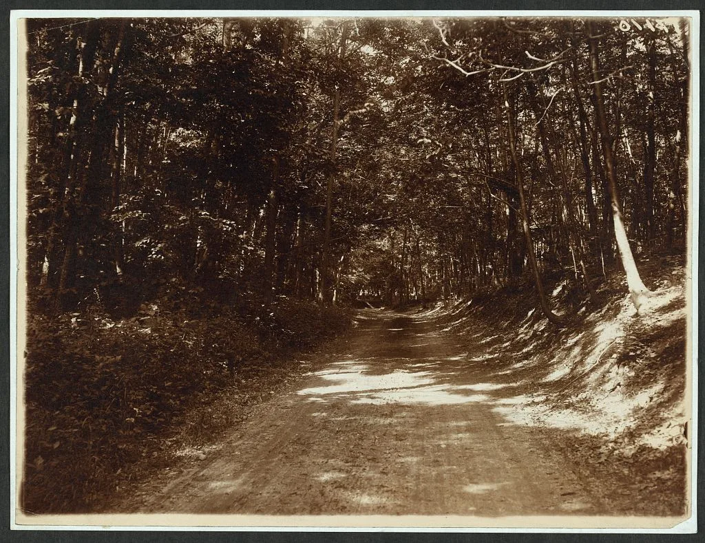 Shady road at Sagamore, Oyster Bay, New York, Sagamore Hill National Historic Site, 1904