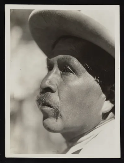 A Southern Miwok profile, California, 1900