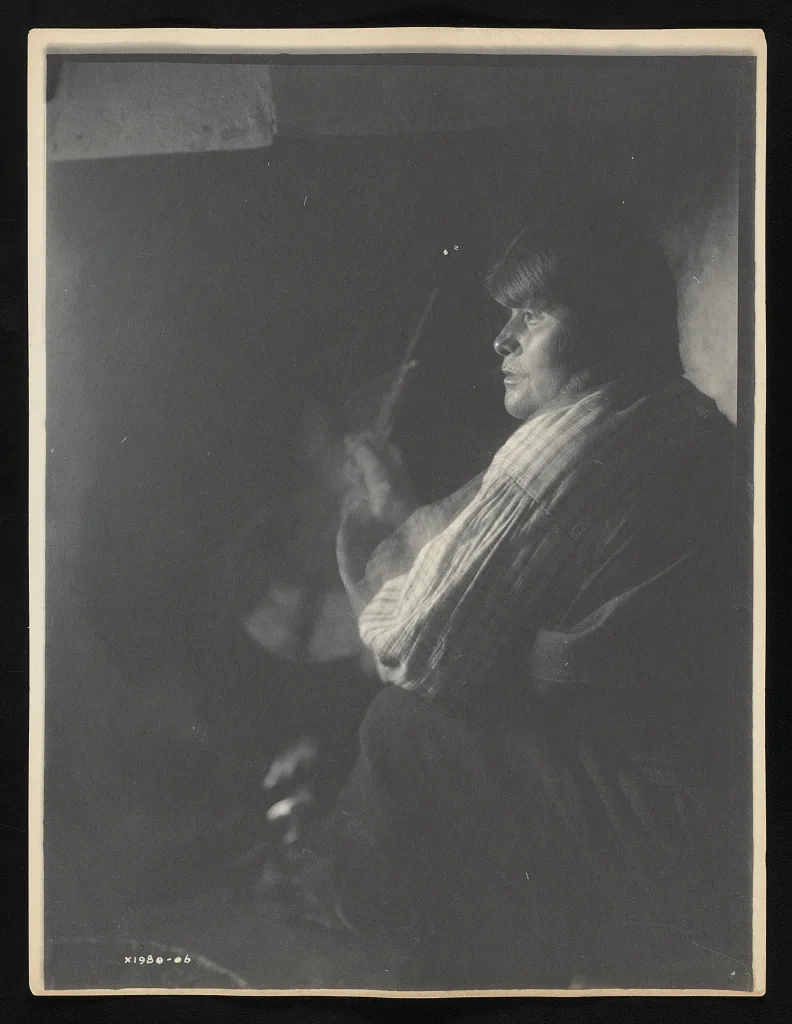 Drying meal--Hopi, 1906
