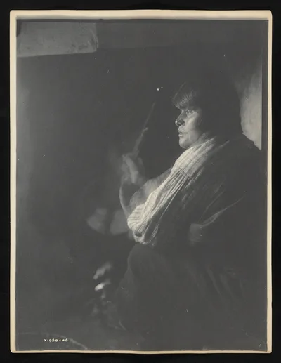 Drying meal--Hopi, 1906