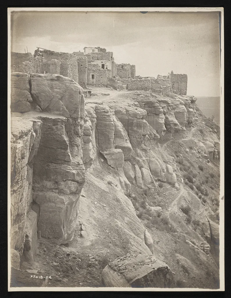 Cloud swept Walpi--Hopi, Walpi, Arizona, 1907