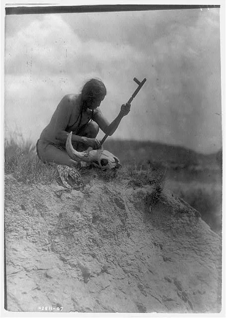 The offering--Hu Kalowa Pi ceremony, 1907