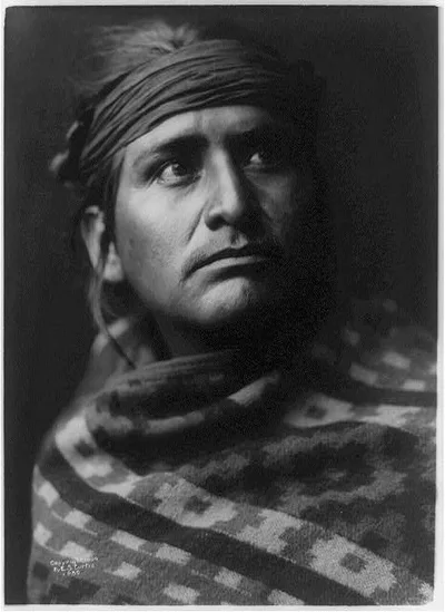 A chief of the desert--Navaho, 1904