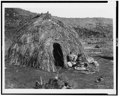 [Apache Wickiup(?)], 1903