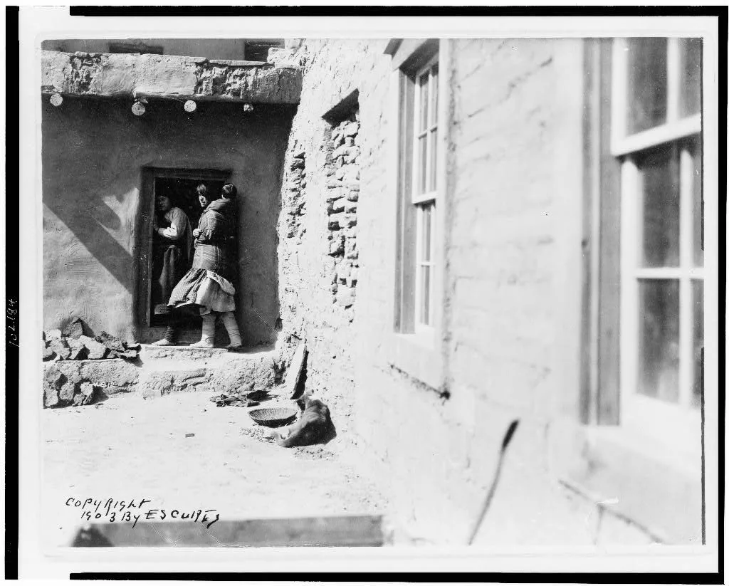 A Zuni doorway, 1903