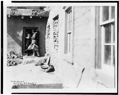 A Zuni doorway, 1903