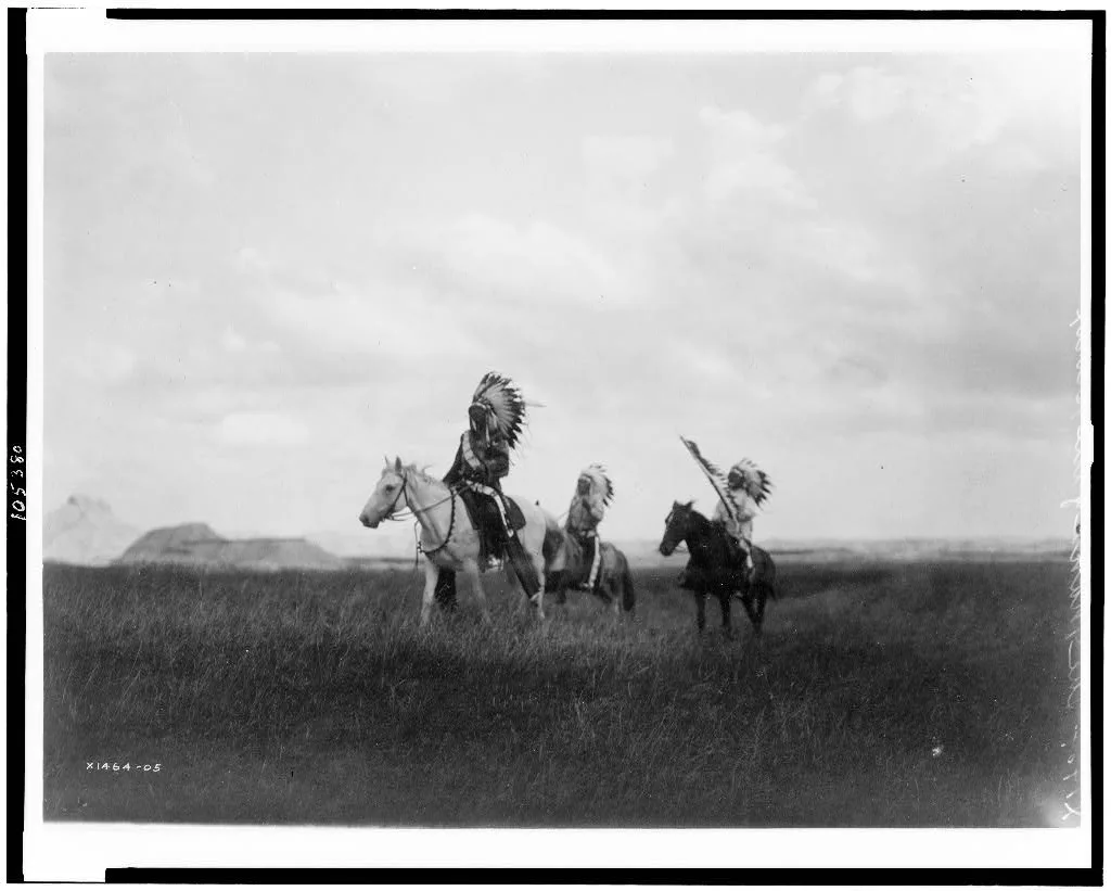 [The march of the Sioux], Great Plains, 1905