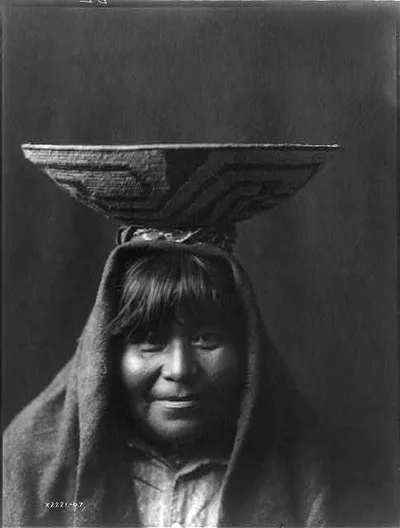 Pima matron, Arizona, 1907