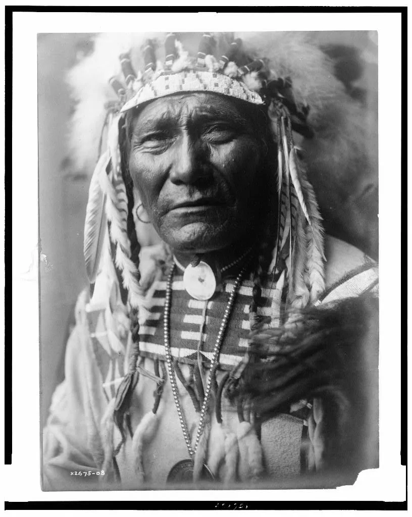 [Ghost Bear, Crow Indian, Montana, head-and-shoulders portrait,…, 1908