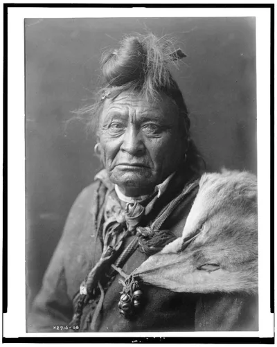 Hoop On the Forehead, Montana, 1908