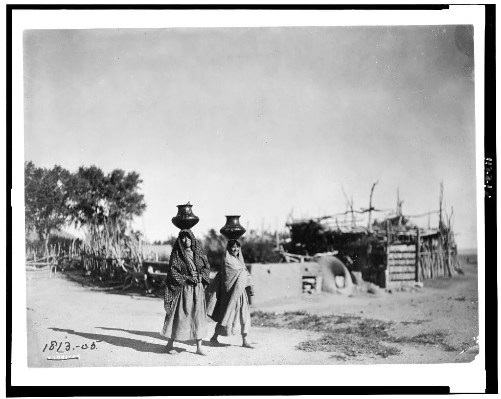 In the village of Santa Clara, Santa Clara Pueblo, New Mexico, 1905