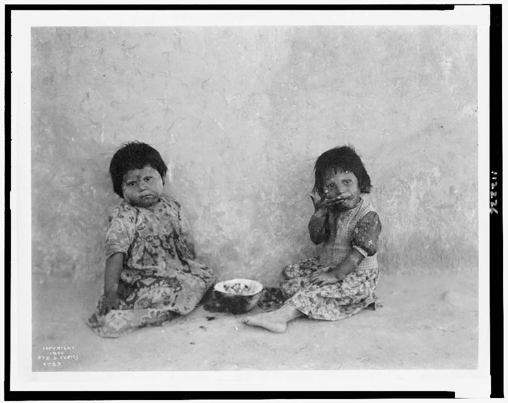 Moki melon eaters, 1900