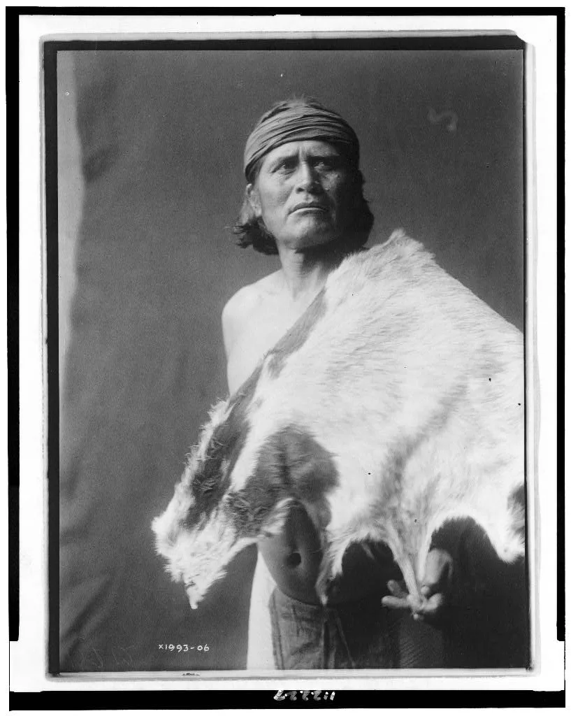Nato, the goat man--Hopi, 1906