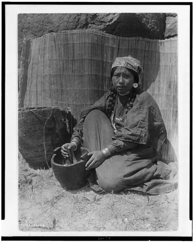 Pounding fish--Wishham, Washington, 1910