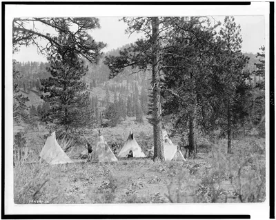 Spokan camp, Washington, 1910