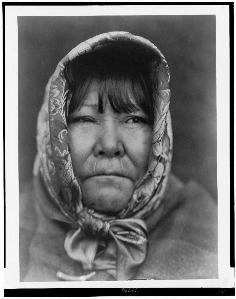 Datsolali, Washo basket-maker, 1924