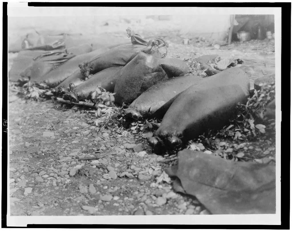 Food containers, Pokes--Kotzebue, Alaska, 1929