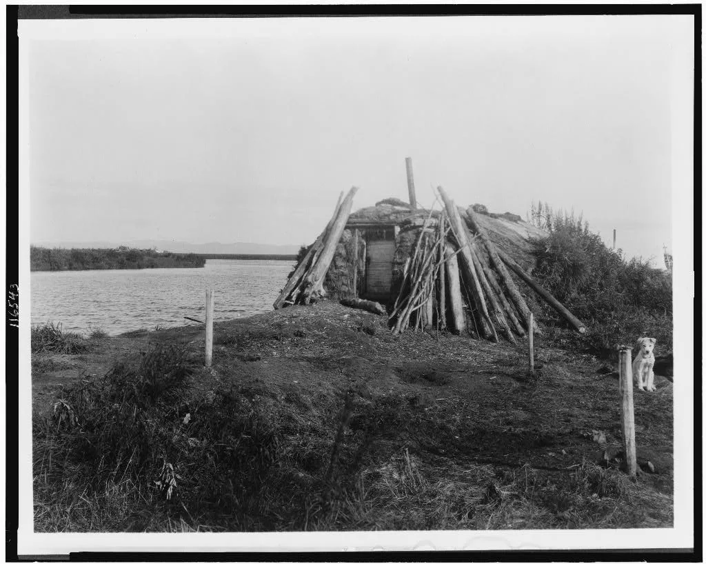 On the Selawik River, Alaska, 1929