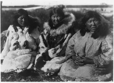 Selawik women, Alaska, Selawik, 1929