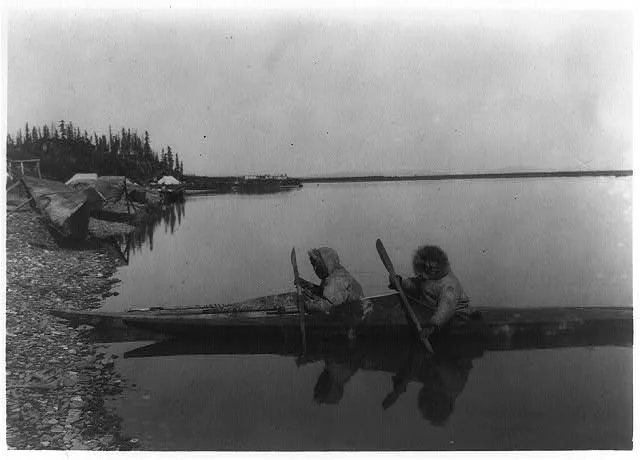At Noatak village, Noatak, Alaska, 1929