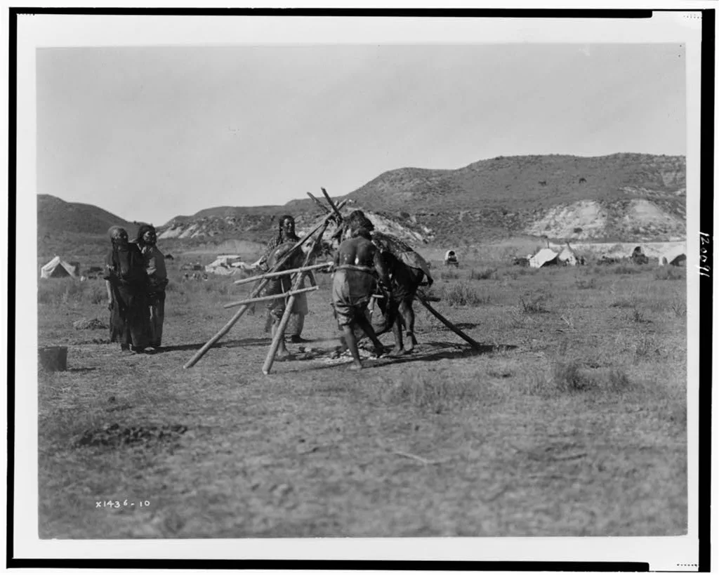 Crazy dancers--Cheyenne, Montana, 1910