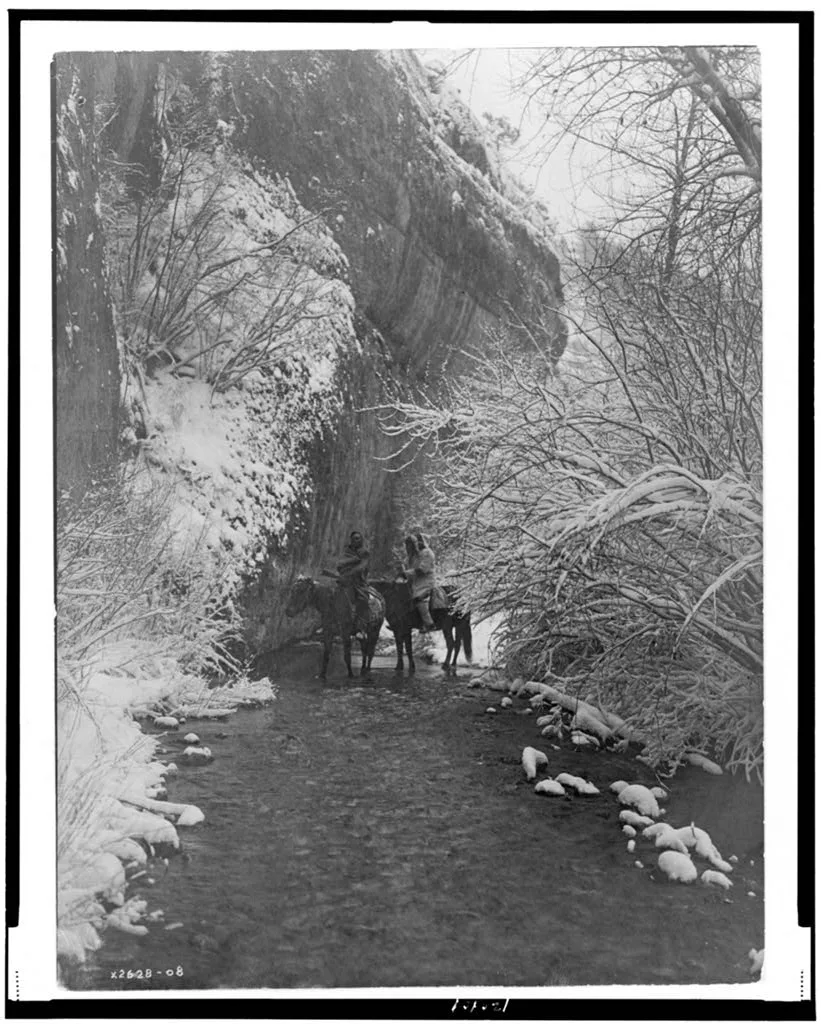 Approaching winter--Apsaroke, 1908