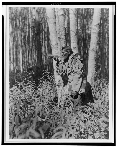 Calling a moose--Cree, 1927